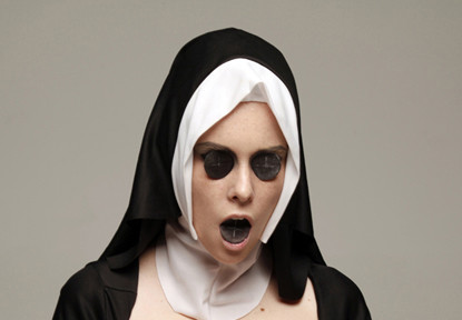 Erection In Front Of Nun
